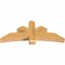 Ekena Millwork Davenport Rough Sawn Timber Gable Bracket, Western Red Cedar, 60"W x 25"H x 6"D x 6"F, 10/12 Pitch GBW060X25X0606DAV00RWR - alternate 4